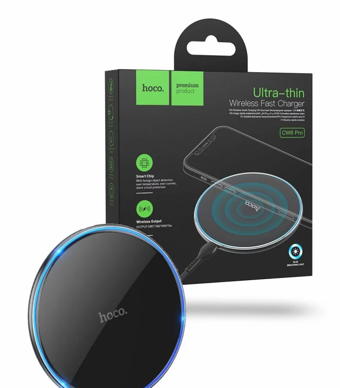 Hoco CW6 Pro Easy 18W Charging Wireless Fast Charger
