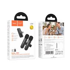 Hoco. L20A Dual Mic Wireless mini digital Microphone