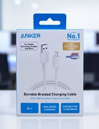 Anker USB-A to USB-C Cable (6 ft, Braided)