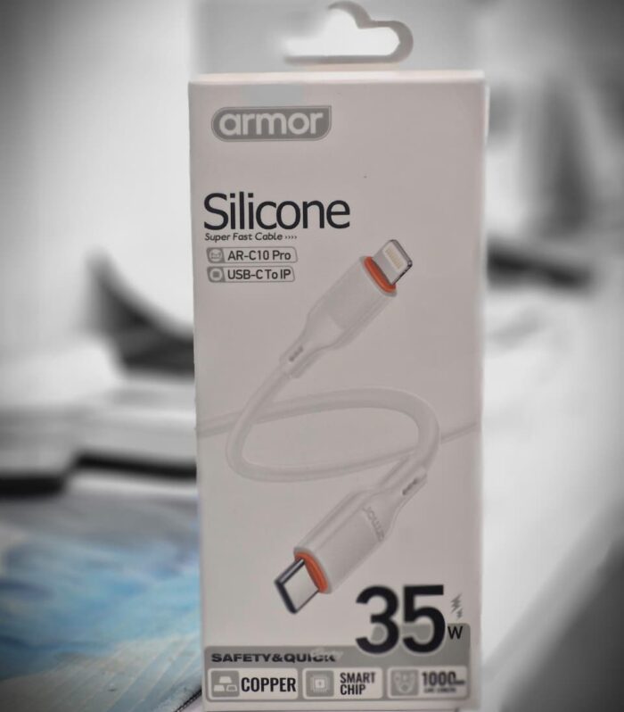 Armor SF Silicon cable (Ar-C10 Pro) (USB C- LIGHTNING)